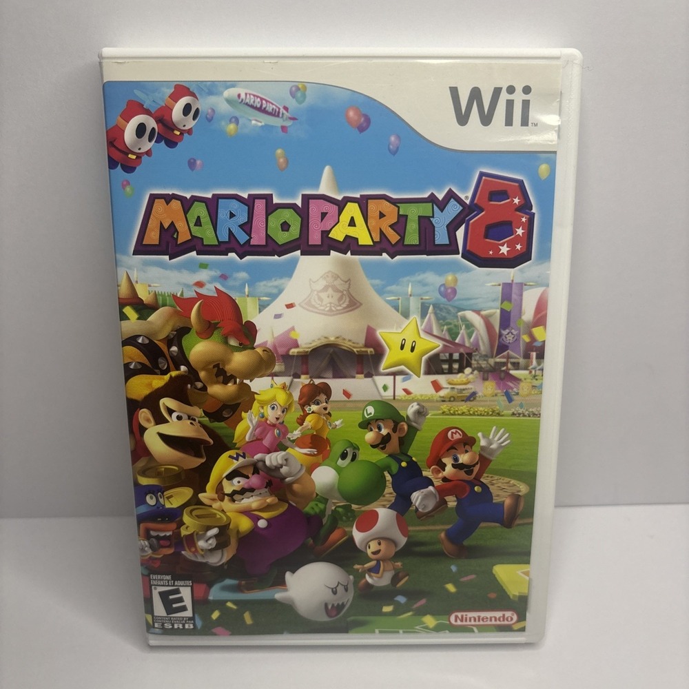 Mario Party 8 (Nintendo Wii, 2006) CIB TESTED EXCELLENT